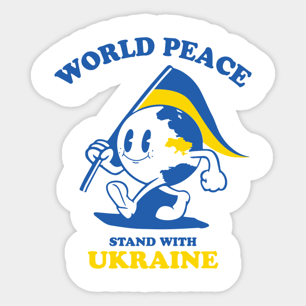 World Peace Sticker by janvimar